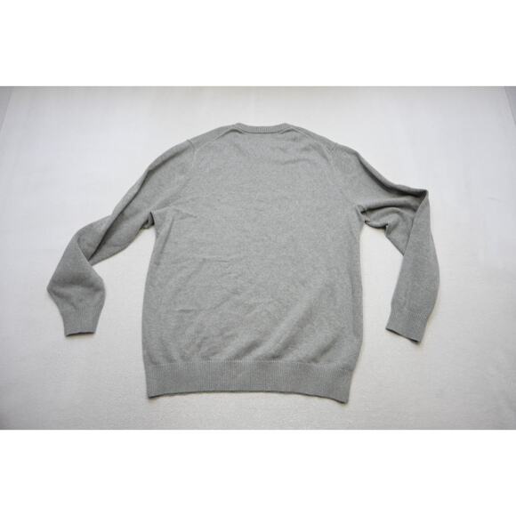 Duluth Trading Co. Crew Neck Swaeter Cotton Nylon Gray Mens Size Large Tall LT - Picture 7 of 7